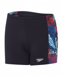 Speedo Astro Ignite Allover Panel Aquashort Junior Black/Red Speedo Astro Ignite Allover Panel Aquashort Junior Black/Red