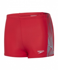 Speedo Star Kick Logo Panel Aquashort Junior Red/Spearmint Speedo Star Kick Logo Panel Aquashort Junior Red/Spearmint