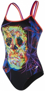 Speedo Psychedelic Fusion Double Crossback Teen Black/Siren/Diva Speedo Psychedelic Fusion Double Crossback Teen Black/Siren/Diva