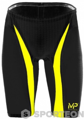 Costum de înot de concurs pentru bărbați Michael Phelps XPRESSO Jammer Black/Yellow