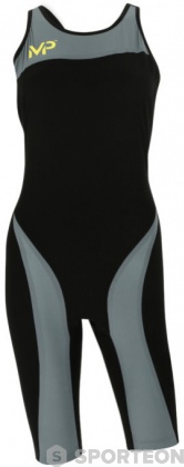Costum de înot de concurs pentru femei Michael Phelps XPRESSO Lady Black/Silver