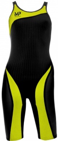 Costum de înot de concurs pentru femei Michael Phelps XPRESSO Lady Black/Yellow