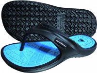 Papuci flip flop pentru copii Aqua Sphere Tyre Junior Black/Light Blue