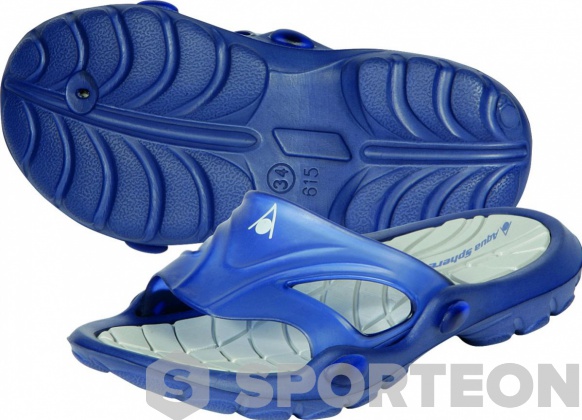 Papuci flip flop pentru copii Aqua Sphere Ultralight III Kid Blue