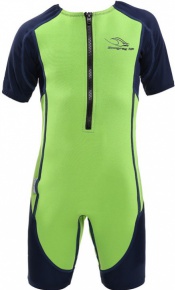 Costum de neopren pentru copii Aqua Sphere Stingray HP Kids Green/Navy