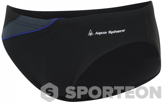 Costum de baie bărbați Aqua Sphere Eliott Repreve Slip Black/Dark Blue