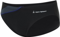 Costum de baie bărbați Aqua Sphere Eliott Repreve Slip Black/Dark Blue