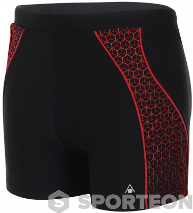 Pantaloni scurți pentru înot Aqua Sphere Onyx Aqua Fit Boxer Black/Red