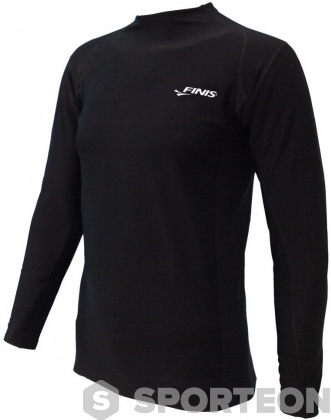 Tricou Finis Thermal Swim Shirt Youth Black