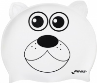 Cască de înot pentru copii Finis Animal Heads Polar Bear Cască de înot pentru copii Finis Animal Heads Polar Bear