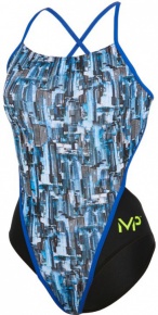 Costum de baie de damă Michael Phelps City Open Back Multicolor/Black