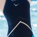 Costum de baie competiție femei Finis Rival Open Back Kneeskin Navy/Aqua