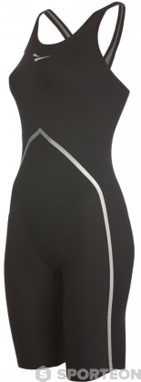 Costum de baie competiție femei Finis Rival Closed Back Kneeskin Black