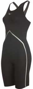 Costum de baie competiție femei Finis Rival Open Back Kneeskin Black