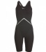 Costum de baie competiție femei Finis Rival Open Back Kneeskin Black