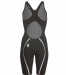 Costum de baie competiție femei Finis Rival Open Back Kneeskin Black