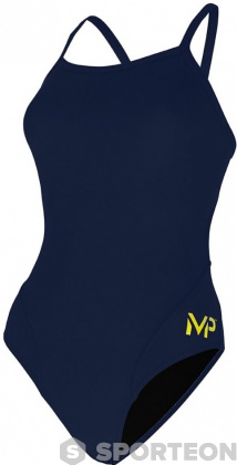 Costum de baie de damă Michael Phelps Solid Mid Back Navy