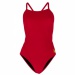 Costum de baie de damă Michael Phelps Solid Mid Back Red