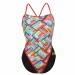 Costum de baie de damă Michael Phelps Subway Racing Back Multicolor/Black