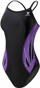 Costum de baie de damă Tyr Phoenix Diamondfit Black/Purple