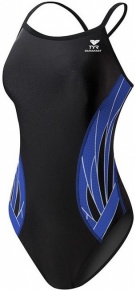 Costum de baie de damă Tyr Phoenix Diamondfit Black/Blue Costum de baie de damă Tyr Phoenix Diamondfit Black/Blue