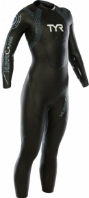 Tyr Hurricane Wetsuit Cat 2 Women Black/Lt Blue Tyr Hurricane Wetsuit Cat 2 Women Black/Lt Blue