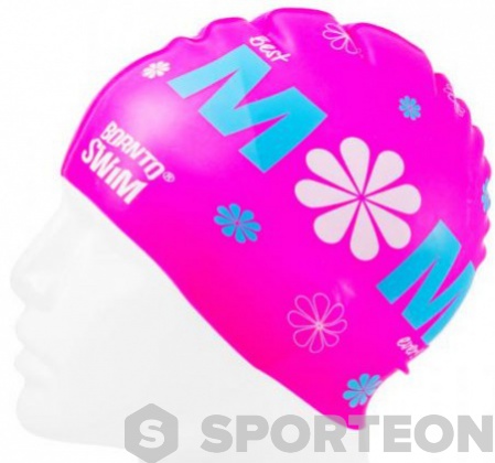 Cască de înot BornToSwim Mom Swimming Cap