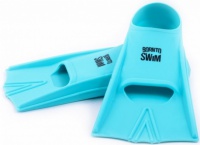 Labe de înot BornToSwim Junior Short Fins Turquoise