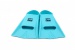 Labe de înot BornToSwim Junior Short Fins Turquoise