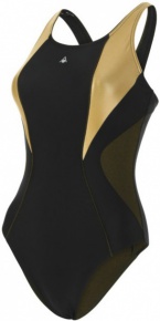 Costum de baie de damă Aqua Sphere Chelsea Vita Black/Gold