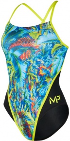 Costum de baie de damă Michael Phelps Oasis Racing Back Multicolor/Black