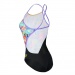 Costum de baie de damă Michael Phelps Riviera Open Back Multicolor/Black