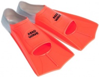 Labe de înot Mad Wave Short Training Fins Orange