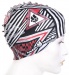 Cască mică de înot Mad Wave Stripes Silicone