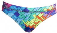 Partea de jos a costumului de baie Funkita Layer Cake Sports Brief Partea de jos a costumului de baie Funkita Layer Cake Sports Brief