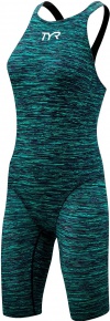 Costum de baie competiție femei Tyr Thresher Baja Female Open Back Green Costum de baie competiție femei Tyr Thresher Baja Female Open Back Green
