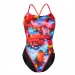 Costum de baie de damă Michael Phelps Foggy Racing Back Multicolor/Black