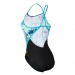 Costum de baie de damă Michael Phelps Freeze Racing Back Multicolor/Black
