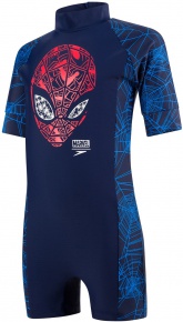 Speedo Marvel Spiderman All In One Boy Navy/Lava Red/Neon Blue Speedo Marvel Spiderman All In One Boy Navy/Lava Red/Neon Blue
