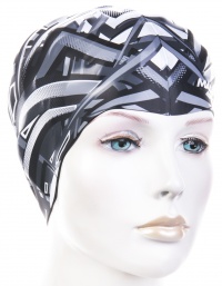 Cască de înot Mad Wave Stripes II Swim Cap Cască de înot Mad Wave Stripes II Swim Cap