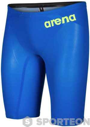Costum de înot de concurs pentru bărbați Arena Powerskin Carbon Air2 Jammer Electric Blue/Dark Grey/Fluo Yellow