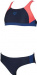 Costum de baie fete Arena Ren Two Pieces Junior Navy/Shiny Pink/Royal
