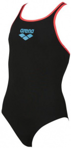 Arena Biglogo Swim Pro Back One Piece Junior Black/Shiny Pink Arena Biglogo Swim Pro Back One Piece Junior Black/Shiny Pink