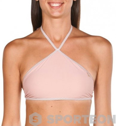 Partea de sus a costumului de baie Arena High Neck Top Rose