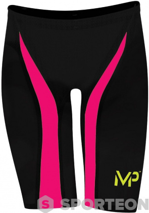 Costum de înot de concurs pentru bărbați Michael Phelps XPRESSO Jammer Black/Pink