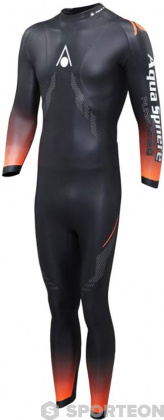Costum de înot din neopren bărbați Aqua Sphere Pursuit 2.0 Men Black/Orange
