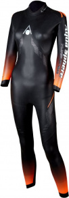 Costum de înot din neopren pentru femei Aqua Sphere Pursuit 2.0 Women Black/Orange