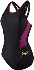 Costum de baie de damă Michael Phelps Camilya Black/Bright Purple