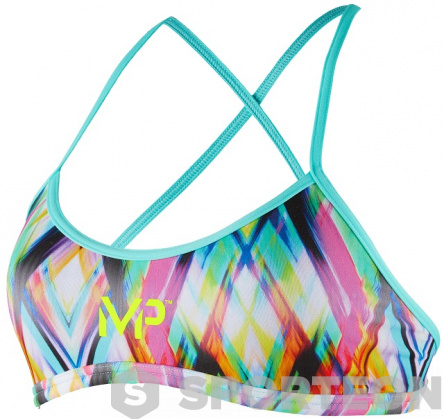 Costum de baie de damă Michael Phelps Candy Top Multicolor/Black