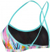 Costum de baie de damă Michael Phelps Candy Top Multicolor/Black